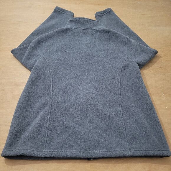 LL Bean Fleece Jacket Women’s 2X Gray Full Zip Polartec Classic - Picture 3 of 9